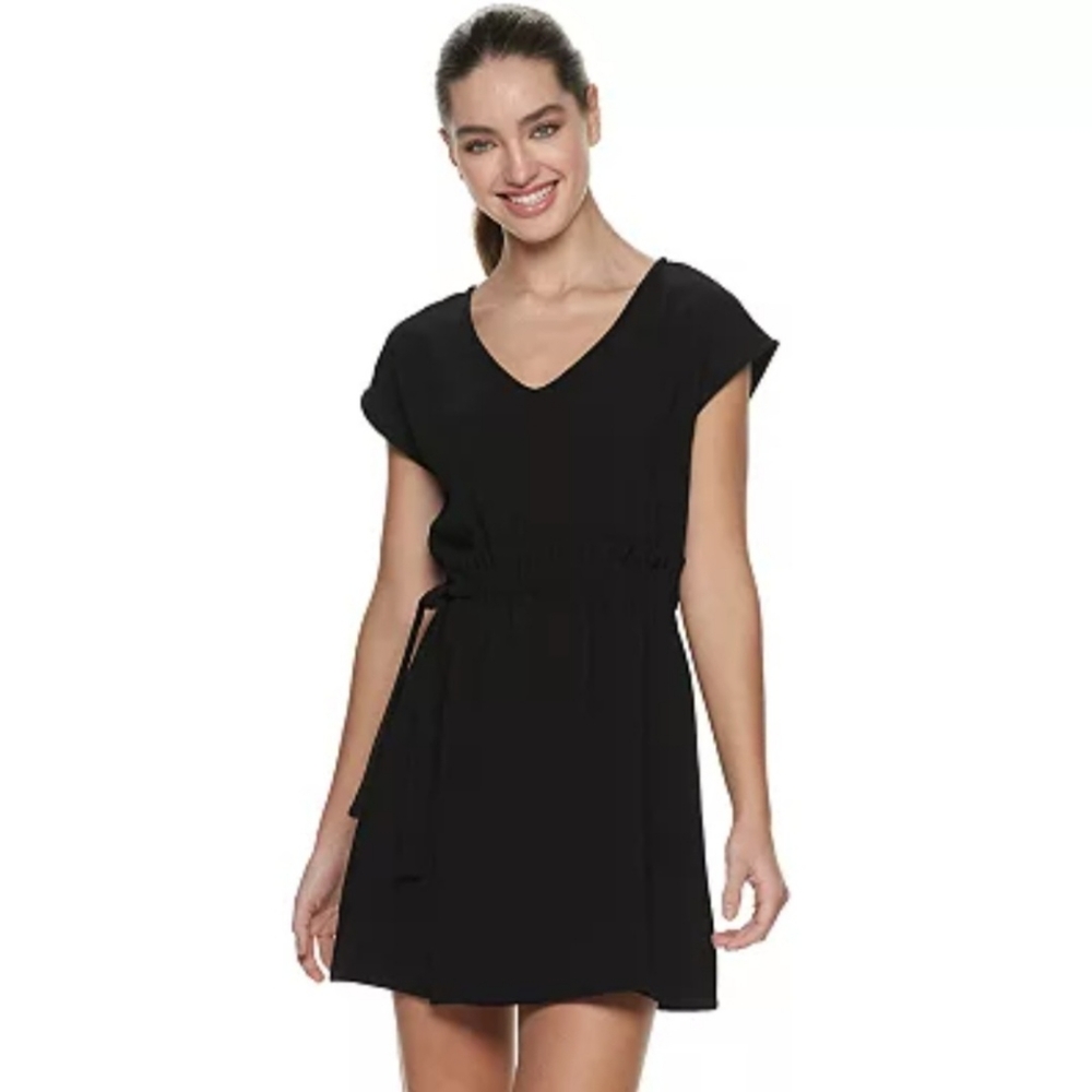 Speechless Black Mini Dress Womens Medium
